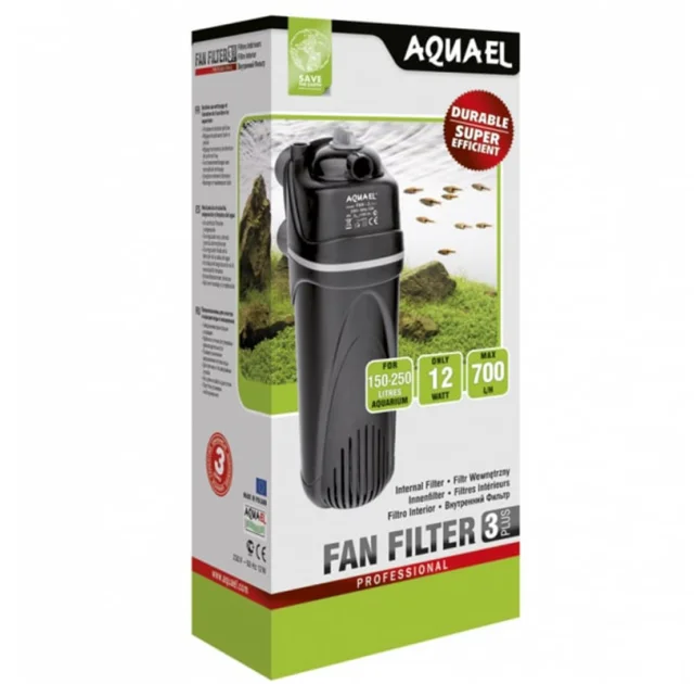 Внутрішній фільтр Aquael Fan 3 Plus для акваріумів від 150 до 250 л, 12 Вт, 700 л/г