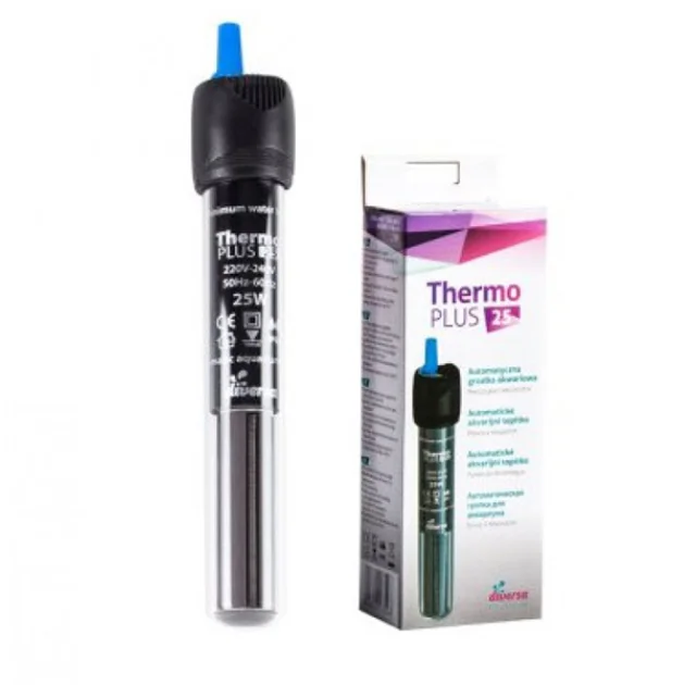 Акваріумний обігрівач Diversa з терморегулятором Thermo Plus, 25 Вт