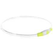 Нашийник світиться Trixie Flash USB S-M, для собак, 40 см, 8 мм, зелений