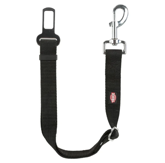 Автомобильный ремень безопасности Trixie Safety Belt для собак, размер S-M, 45-70 см/25 мм, чёрный