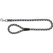 Повідець Trixie Cavo Reflect Lead для собак, світловідбиваючий, плетений, розмір L-XL, 1 м/18 мм, чорний