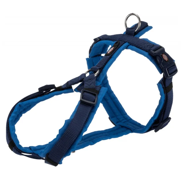Шлея Trixie Premium Trekking Harness для собак, 62-74 см, 25 мм, размер M-L, индиго-синий