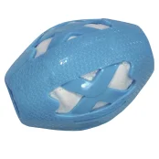 Игрушка Croci Catcher регби мяч, для собак, резина, голубой, 14 см, цена за 1 шт