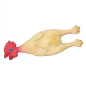 Іграшка-пищалка Croci курка для собак, латекс, 24 см