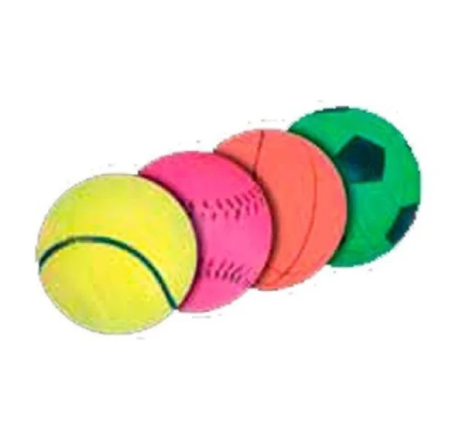 Игрушка Croci неоновый мяч, для собак, резина, 5.5 см, 4 вида