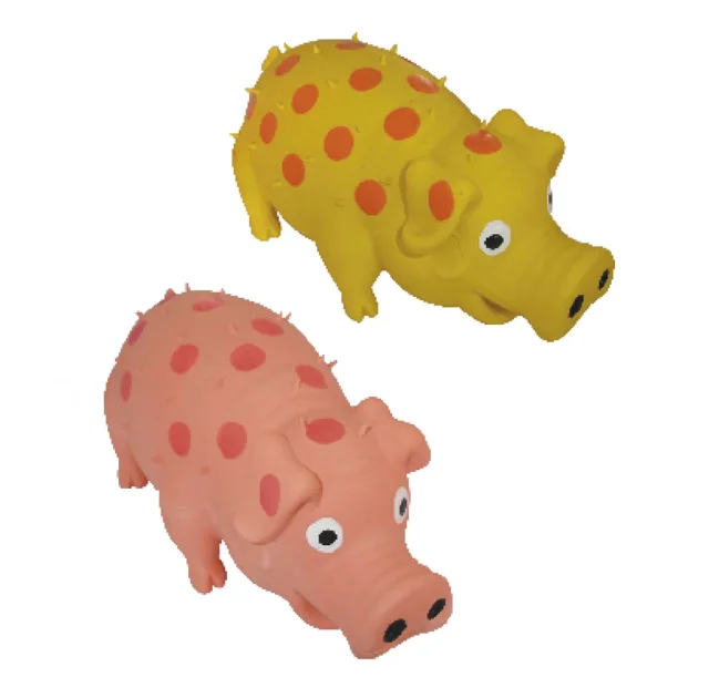 Игрушка-пищалка Croci поросенок, для собак, винил, 20 см