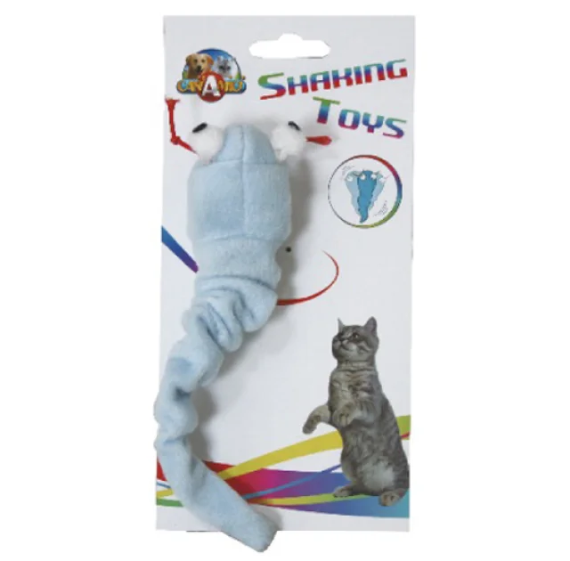 Игрушка Croci гремучая змейка для котов, плюш, 13 см