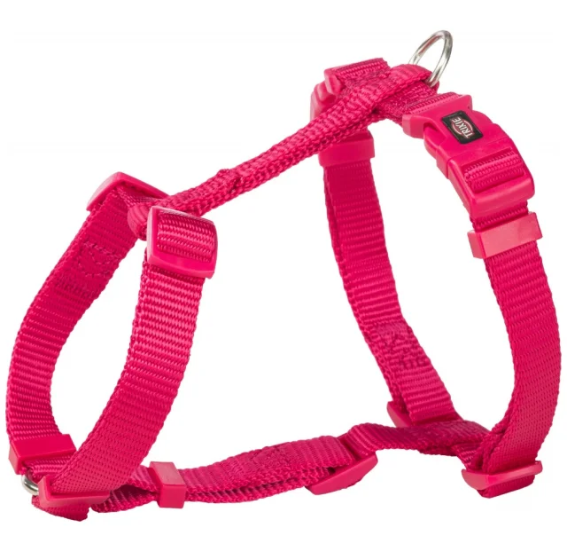 Шлея Trixie Premium H-Harness для собак, 42-60 см, 15 мм, размер S-M, фуксия