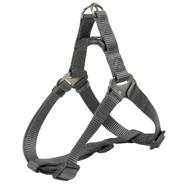 Шлея Trixie Premium One Touch Harness для собак, 30-40 см, 10 мм, размер XS-S, графит