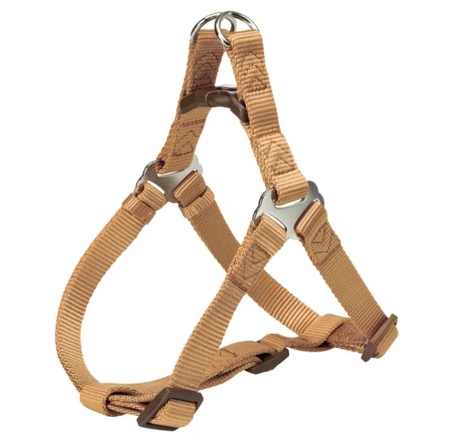 Шлея Trixie Premium One Touch Harness, для собак, 40-50 см, 15 мм, размер S, карамель