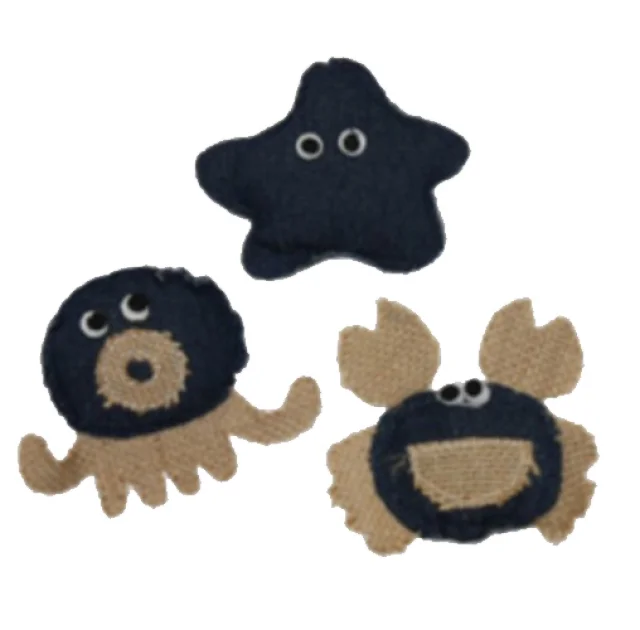 Игрушка Croci морепродукты мягкие, для котов, ассорти, 13 см, цена за 1 шт