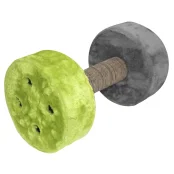 Когтеточка Croci Interactive Roller гантеля, для котов, плюш/гофракартон, 45×25×25 см