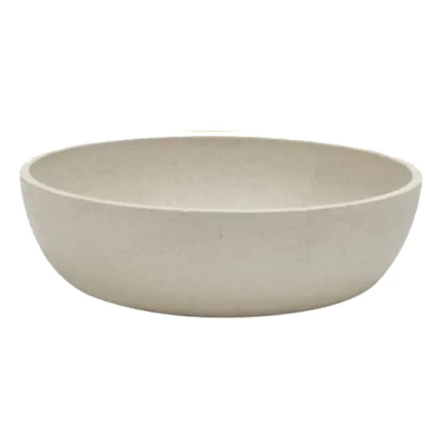 Миска Croci Bamboo для собак, бамбукове волокно, біла, 1.6 л, 21 см