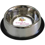 Миска Croci Мас для собак, нержавейка, металлик, 2.8 л, 33 см