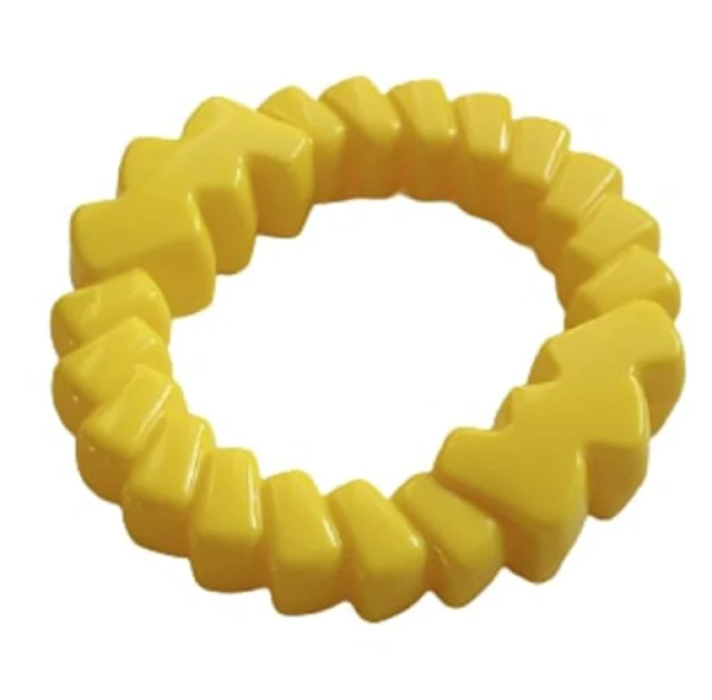 Игрушка AnimAll GrizZzly для собак, кольцо мотивационное, оранжевое, 16.5 см