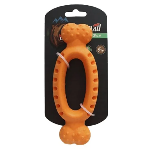 Іграшка AnimAll GrizZzly для собак, кулон, помаранчевий, 14 × 9 см