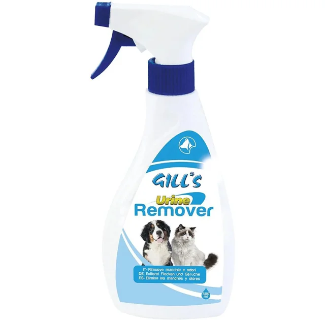 Спрей Croci Gill's Urine Remover для устранения пятен, запаха мочи, для кошек и собак, 500 мл