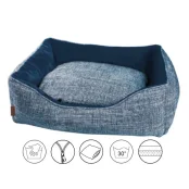 Диван Croci Glam для собак, синий, 70×60×23 см