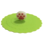 Крышка для консервы Croci для кошек и собак, силиконовая, зелёная, 10 см