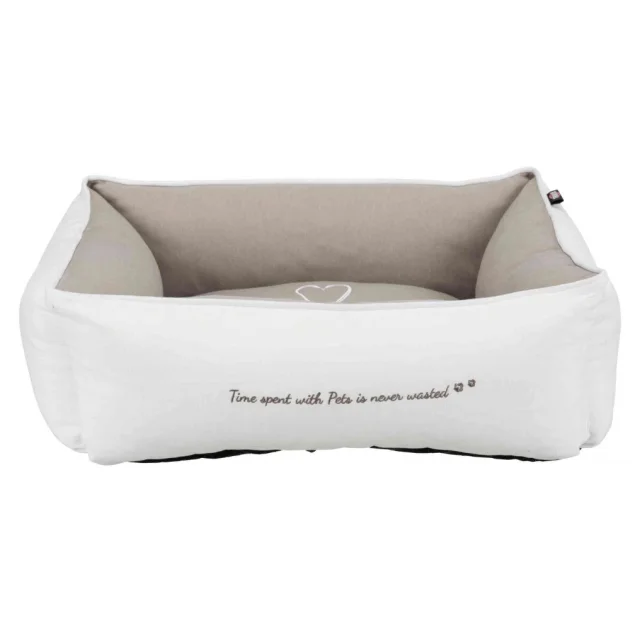 Лежак Trixie Pet's Home для собак, бело-коричневый, 80×60 см