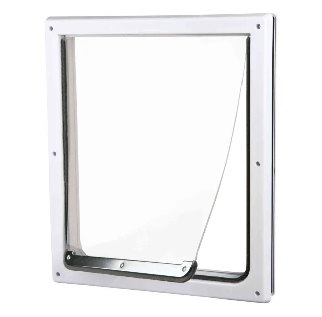 Дверца Trixie 2-Way Flap M-XL, для собак, 39×45 см, белый