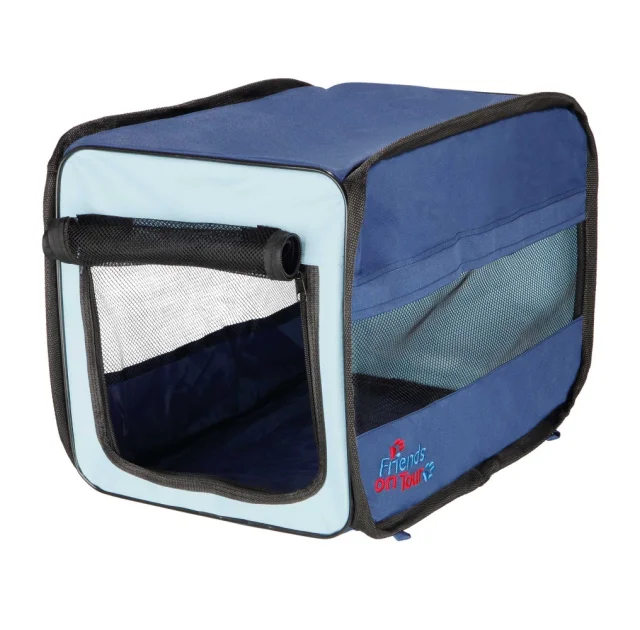 Сумка-переноска Trixie Soft Kennel Twister для кошек, синий, 66×45×35 см