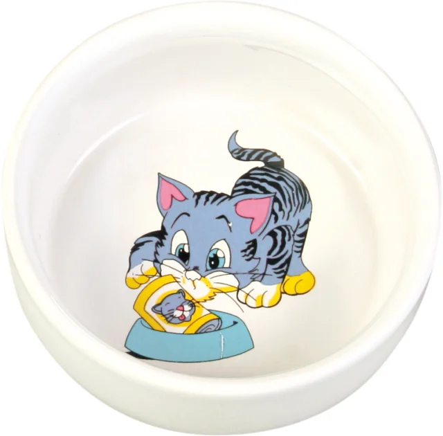 Миска керамічна Trixie, для кішок, 0.3 л