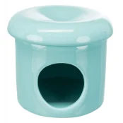 Будиночок керамічний Trixie, для мишей, 12 × 10 см, бірюза