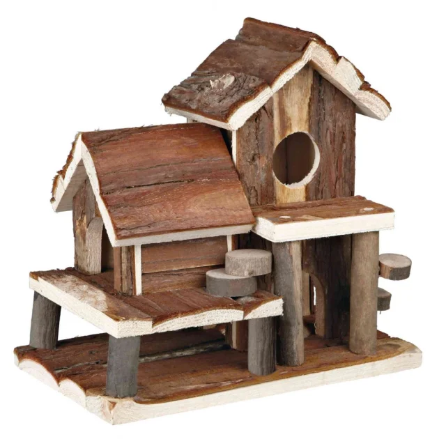 Будиночок 2-х поверховий Trixie Birte house, для гризунів, 25 × 24 × 16 см