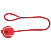 Игрушка Trixie теннисный мяч на веревке, для собак, 6 см, 50 см