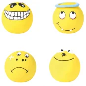 Іграшка Trixie, м'яч з пикою, для собак, 6 см, 4 шт