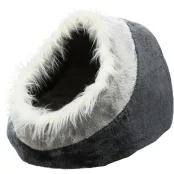 Лежак-пещера Trixie Minou для собак, серый, 41×30×50 см