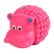 Игрушка мяч бегемот Fox для собак, резина, 6×8 см