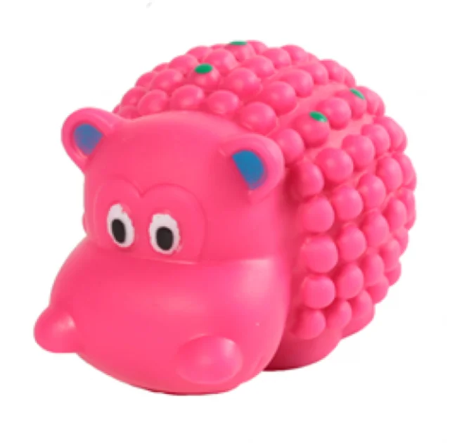 Игрушка мяч бегемот Fox для собак, резина, 6×8 см