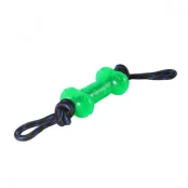 Игрушка кость Fox TPR для собак, с лапками и перетяжкой, 14×40.5 см