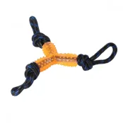 Игрушка перетяжка Fox TPR для собак, треугольная, 11.5×33 см