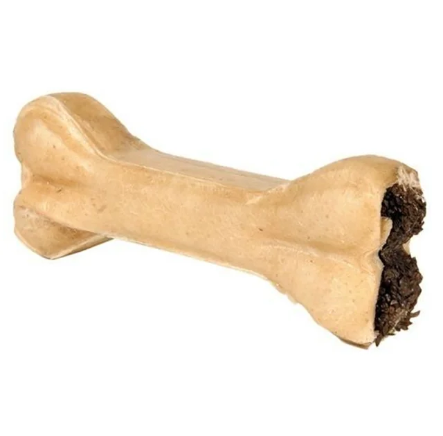Кость с рубцом Denta для собак, 13 см, белая