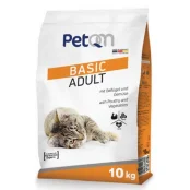 Сухой корм PetQM Cat Basic Adult with Poultry & Vegetables для кошек, с птицей и овощями, 10 кг