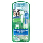 Набор Tropiclean Fresh Breath 3D Microguard для чистки зубов у собак, гель и щетка, 59 мл