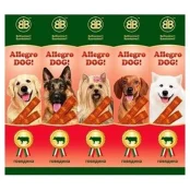 Колбаски B&B Allegro Dog для собак, со вкусом говядины, 5×10 г