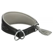 Ошейник Trixie Active Comfort S-M, для собак, 33-42 см, 60 мм, черный/серый