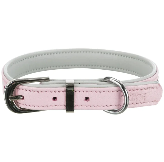 Ошейник Trixie Active Comfort S, с камнями, для собак, 23-28 см, 15 мм, розовый