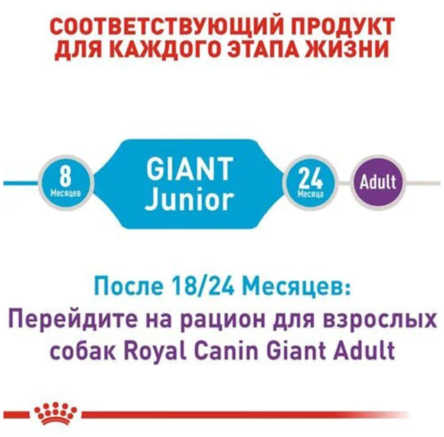 Сухий корм Royal Canin Giant Junior для цуценят гігантських порід, 15 кг