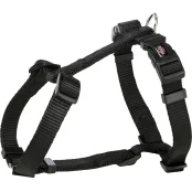 Шлея Trixie Premium H-Harness для собак, 52-75 см, 20 мм, розмір M-L, чорний