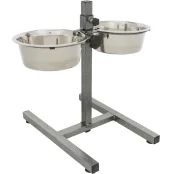 Стойка с мисками Trixie для собак, металл, 1.8 л