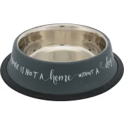 Миска з гумовою основою Trixie, для собак, метал, 0.45 л, 19 см