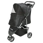 Коляска Trixie Buggy для собак вагою до 11 кг, чорний, 47×100×80 см