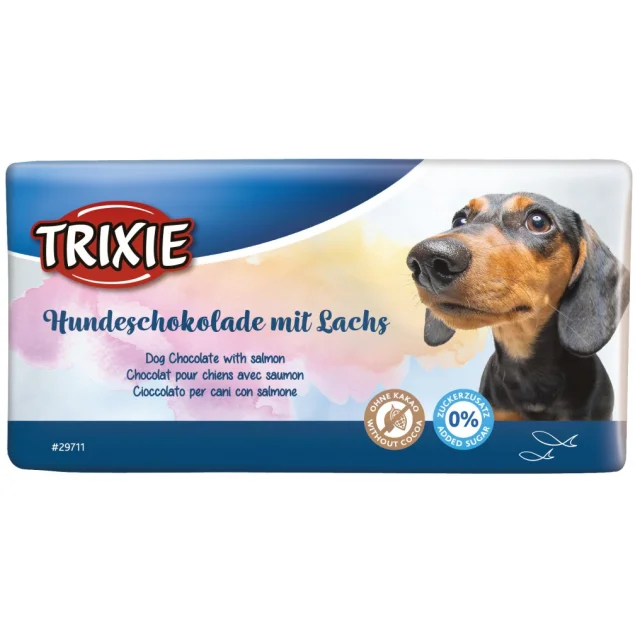 Ласощі Trixie для собак, шоколад зі смаком лосося, 100 г