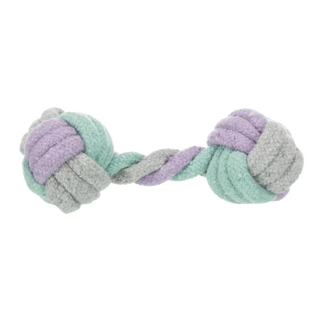 Игрушка Trixie гантель веревочная, для собак, 15 см