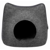 Лежак-пещера Trixie Cat Cave для кошек, серый, 38×35×39 см